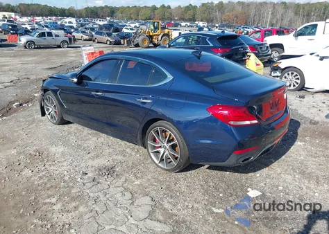 2019 Genesis G70 3.3T Advanced z USA, uszkodzony, nr VIN KMTG34LE7KU027794